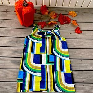 The Limited Woman’s Satin Mod 60’s Tank Shift Dress Size Large Hippie